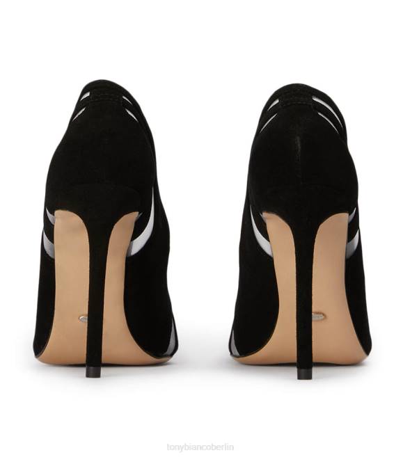 Stöckelschuhe| de Tony Bianco Frauen Pfeilabsätze schwarzes Wildleder 462473